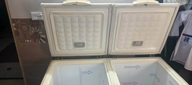 D freezer double door full size