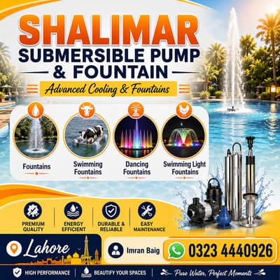 Dancing Fountain,Submersible pump,outdoor, Mist cooling,Mist system