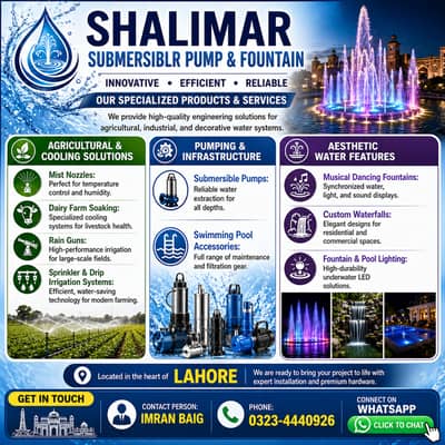 Dancing Fountain,Submersible pump,outdoor, Mist cooling,Mist system
