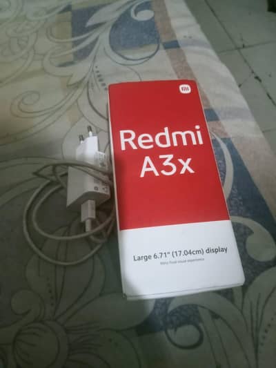 Redmi a3x ha 3/64 box charger ha no open no repair ha