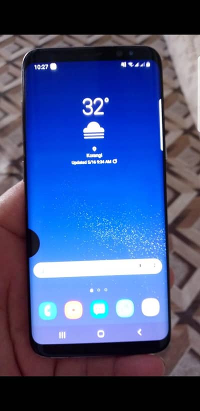 samsung s8 4/64  2 sim  pta aprove