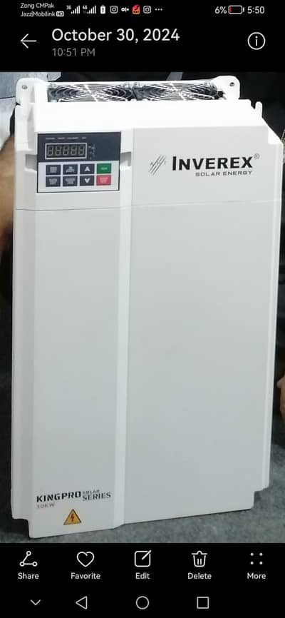 30 kw Inverex VFD Kingpro series