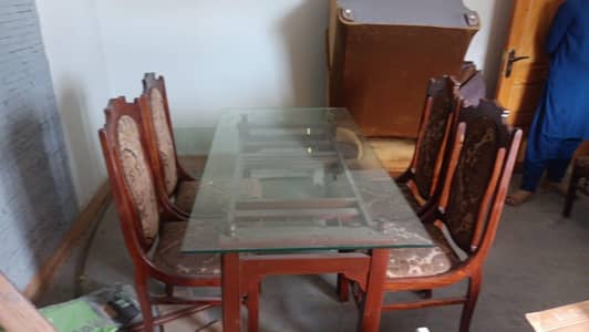 Dining table with chairs