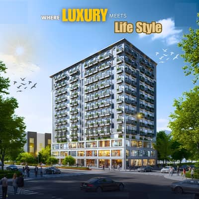 1-Bed Apartment in Downtown Tower Al-Kabir Town Phase-2