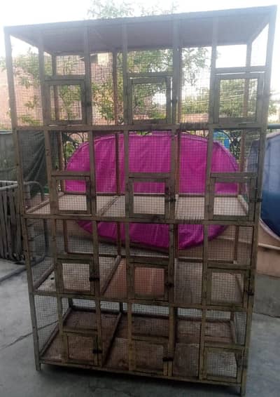 wooden cage