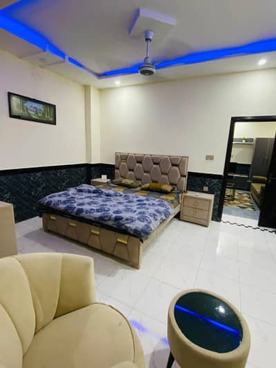 Proper One Bed Fully Furnished Apartment Available For Rent In G 15 Markaz Islamabad