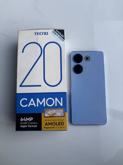 Used PTA Tecno Camon 20 with Box