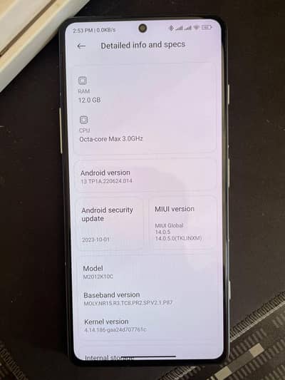 Xiaomi Redmi k40 gaming 12/256