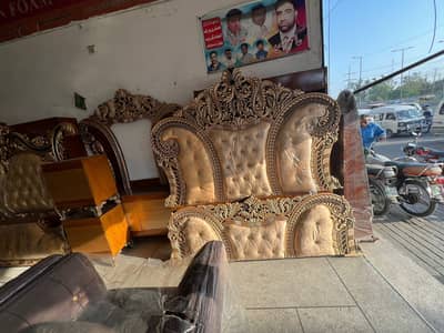 king Bed side tables showcase singarmaz