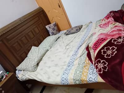 bed for sale 1 year use hua hai contact no 03379206870