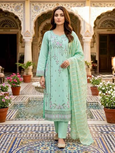 girls lawn kurta set