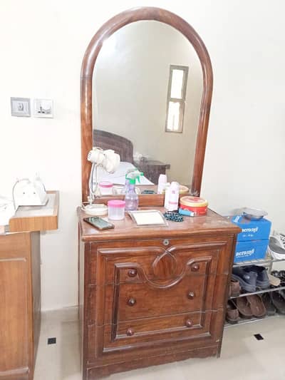 wooden dressing table