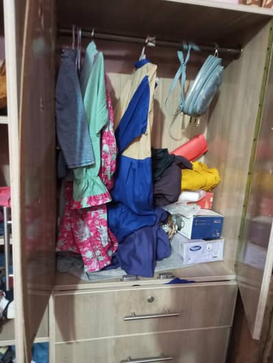 kids bed and cupboard