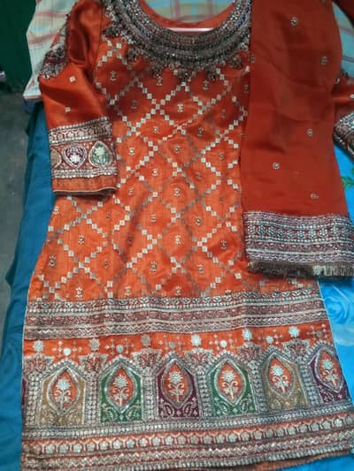 3 dress is very good condition. suit. . maxi. . crush shrara