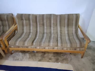 Wooden Sofa Set 5-seater