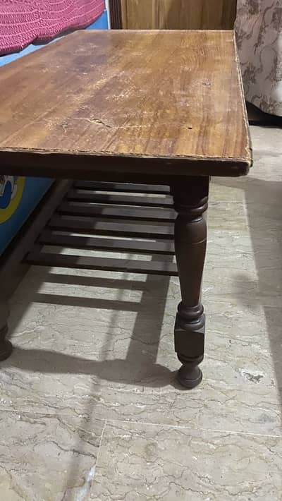 Solid Wooden Table – Strong & Heavy Quality