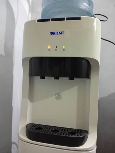 water dispenser + mini fridge