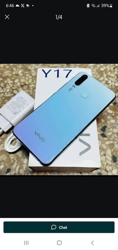 Vivo y17 complete box 8 gb 256b PTA APPROVED