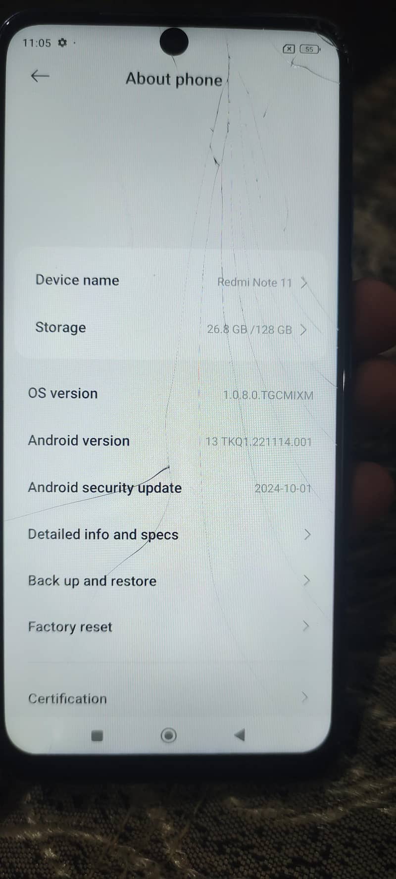 Redmi note 11 0