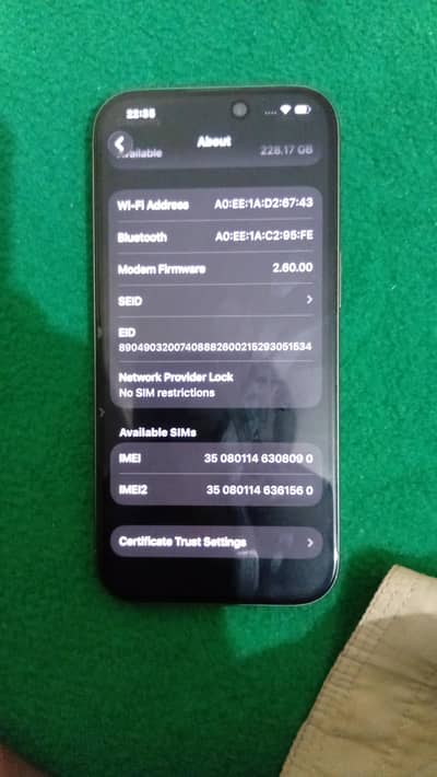 iphone 16pro for sale in Jhelum