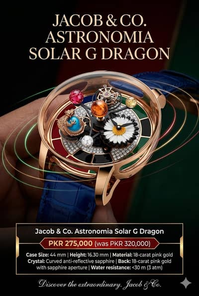 Jacob n co astronomia solar G Dragon watch
