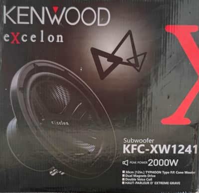 Kenwood eXcelon Woofer & Solid Audio SA69 Amplifier