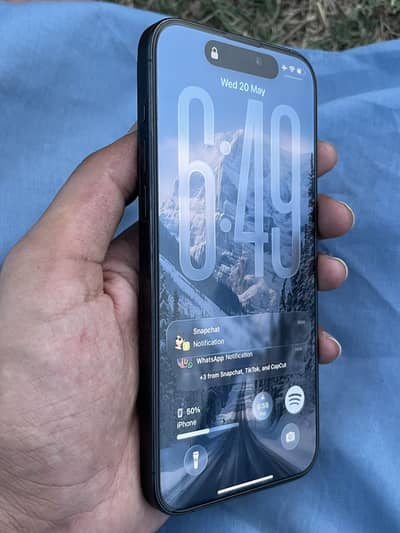 Iphone 15pm 256gb non pta jv 10by10 95% battery health
