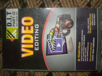 Video editing book learn a career making skill