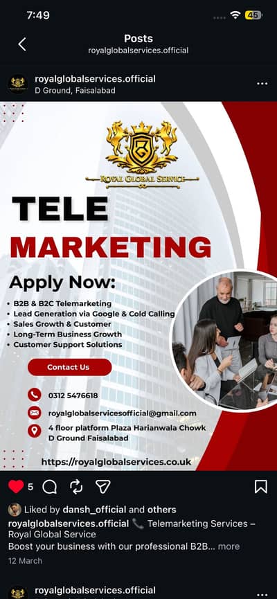 Tele Sales Agent