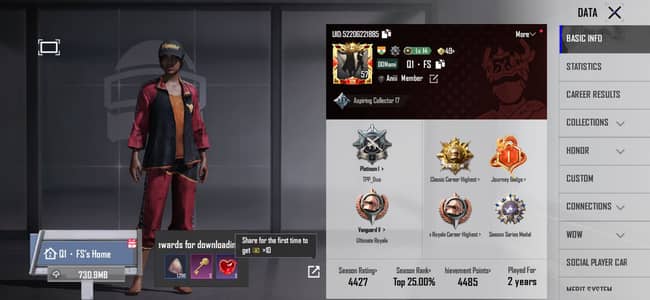 Pubg acct. for sale.