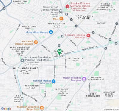 40 MARLAS, Pair Of One Kanal Plots, On WAPDA Ph-1 Main Blvd, Const. Map Appr'D.