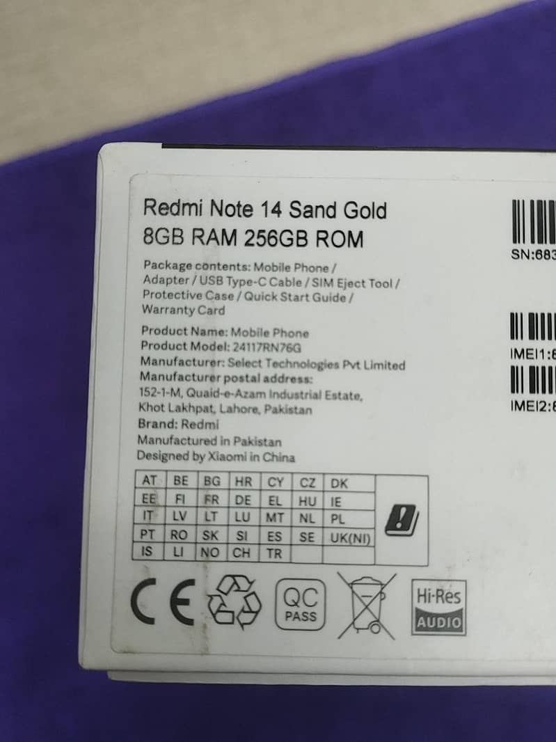 Redmi Note 14 8/256 8