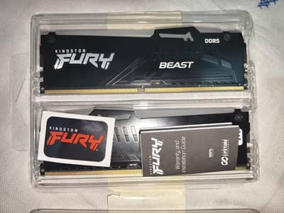 Kingston Fury 16GB DDR5 RGB RAM (8 x2) 4800 MT/s
