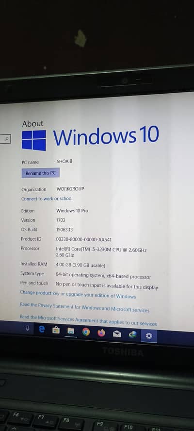 Toshiba Tecra R950 laptop i5 3rd generation