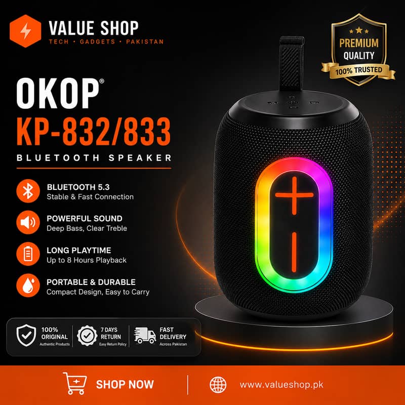 BlueTooth Speakers At: https://valueshop. me/ 0