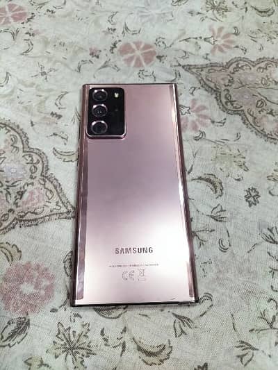 Samsung Note 20 Ultra Official Pta Approved 8/256 For Sale.