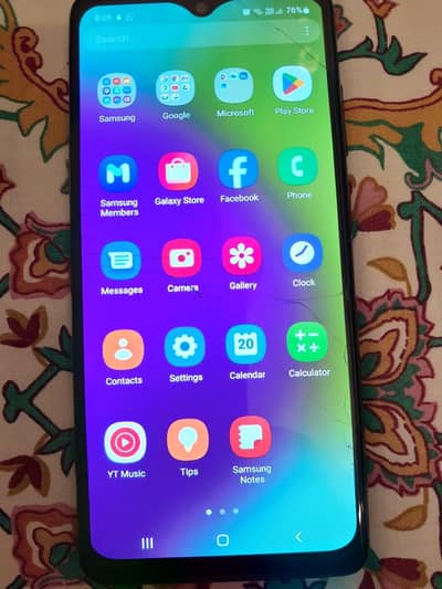A52 Samsung  White 8/128 for sale Complete Saman.
