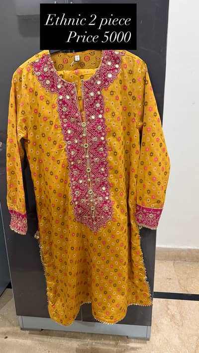 Ethnic 2 piece dress , wore 1 time only