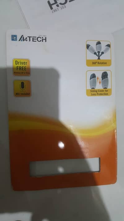 A4tech web h. d cam with micro phone pk635k model new condition