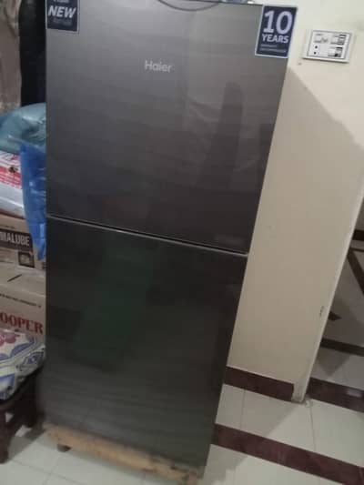 Haier refrigerator glass door condition good