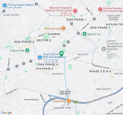 10 Marla Plot On Wide Road Back To Park For Sale In DHA Phase 4-EE-Lahore