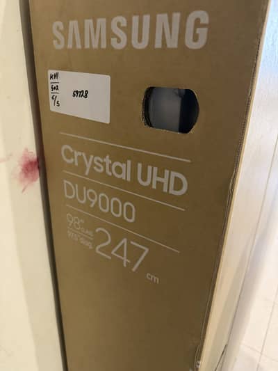 Samsung 98” Led Tv 4K UA98DU9000U