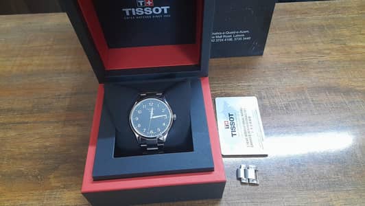 Tissot XL Gents Classic Swiss Made 10/10 Complete Boxing Warranty Card