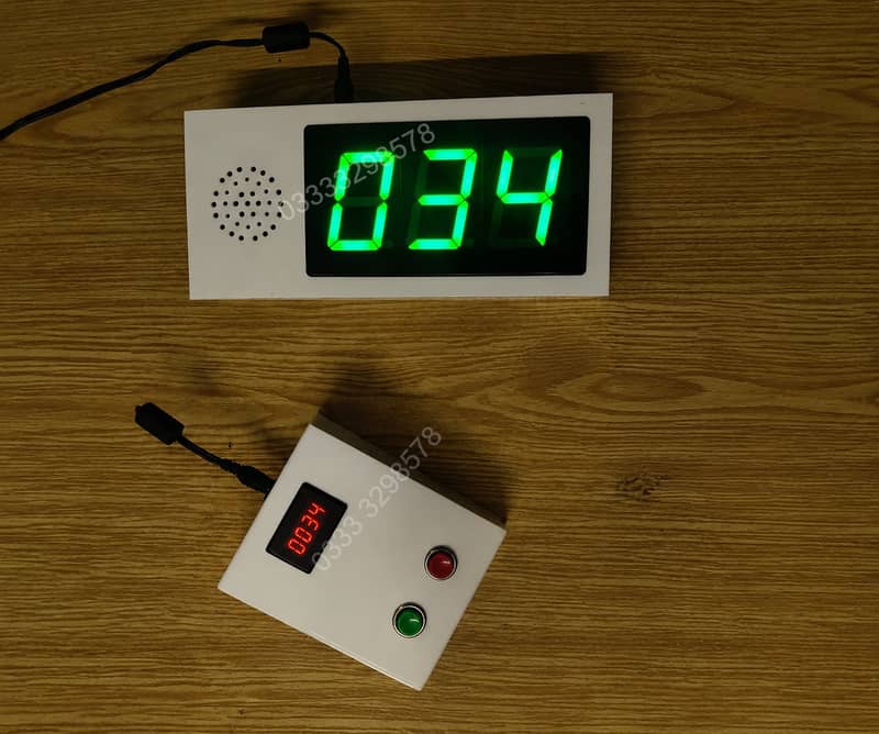 Queue Management System - Token Dispenser, Counter Display & Audio 1