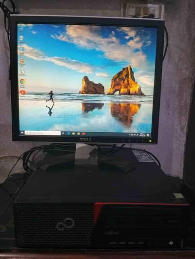Fujitsu core i5 4 generation new cpu + monitor+ mouse complete setup
