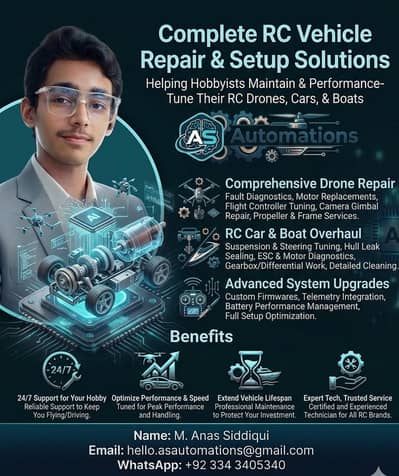 Rc car drone repairing