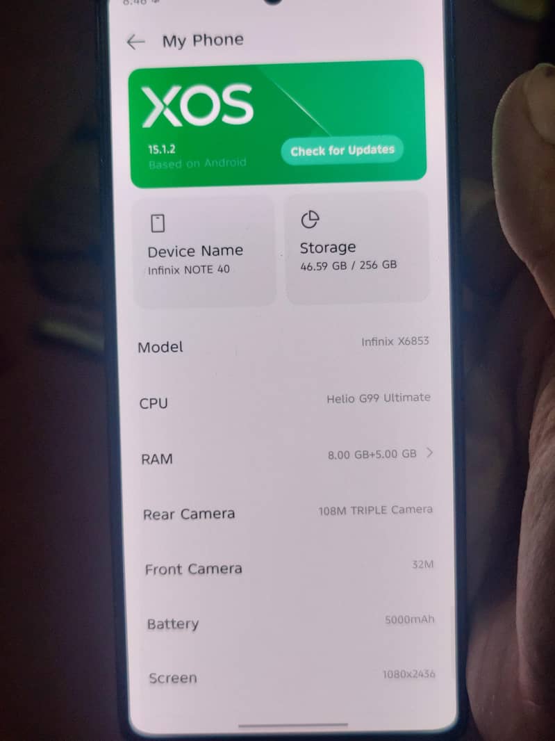 Infinix Note 40 6