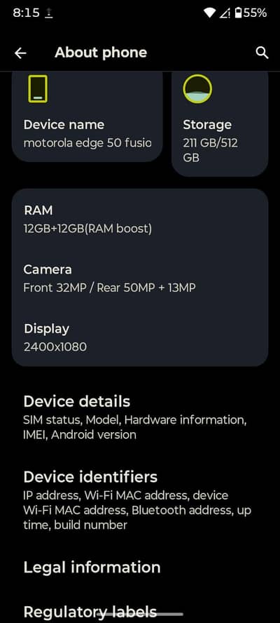 Mota edge 50 non pta