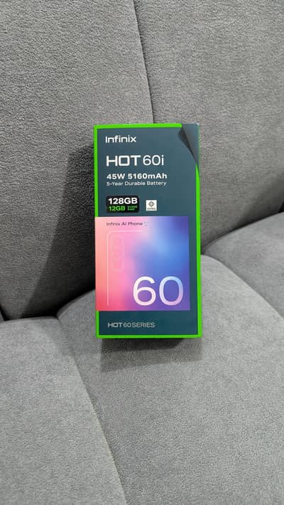 Infinix Hot 60i 12/128 brand new, still in WARRANTY