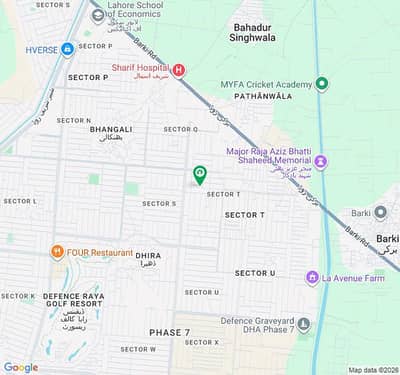 PLOT # 786-BLOCK-T=PHASE 7 FOR SALE IN LAHORE DHA